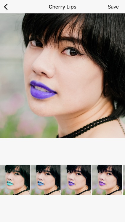 Cherry Lips - Change your lips color. Easy filter.