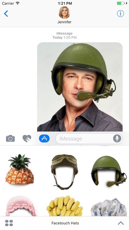 Facetouch Hats Stickers for iMessage