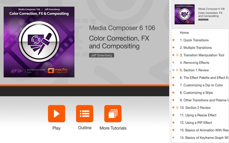 Course For Media Composer 6 Color,FX &amp; Compositing thumbnail 2