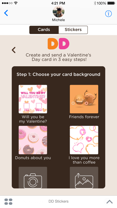 How to cancel & delete Dunkin’ Donuts Stickers & Cards from iphone & ipad 3