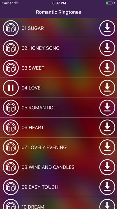 Romantic Ringtones – Love & Valentine´s Day Songs screenshot 2