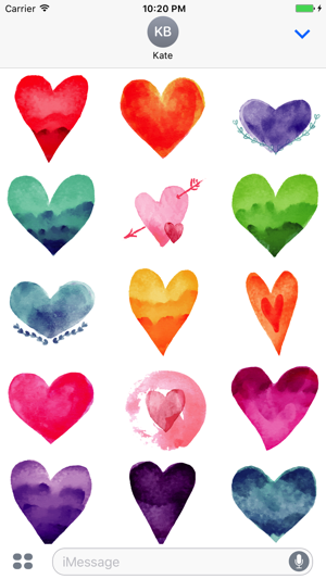 Animated Watercolor Love Stickers(圖2)-速報App