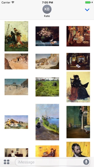 William Merritt Chase Artworks Stickers(圖2)-速報App