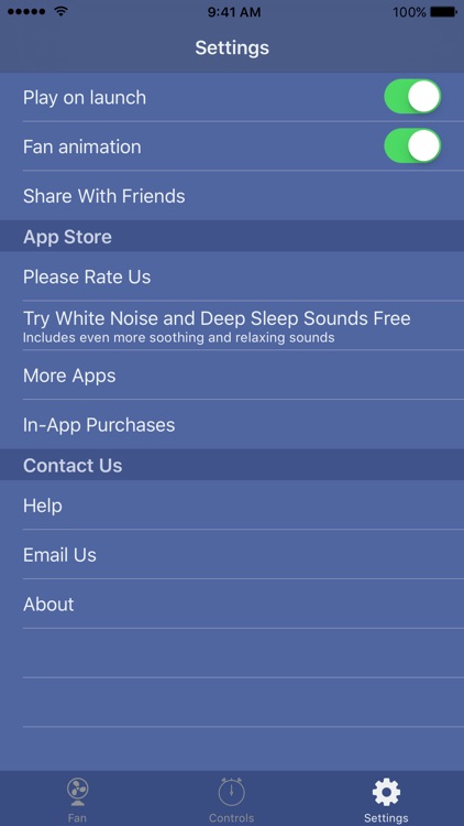 Deep Sleep Fan - White Noise for Bedtime