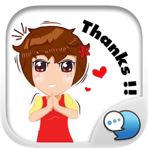 Lady Market Stickers & Emoji Keyboard By ChatStick icon