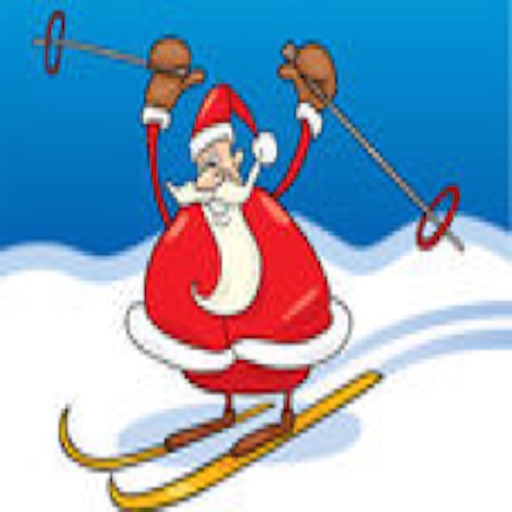 Skiing Santa - Addictive Fun Game icon