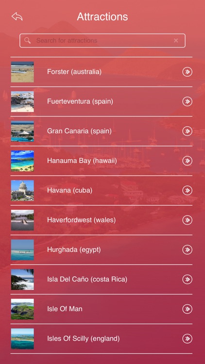 Vacation Destinations