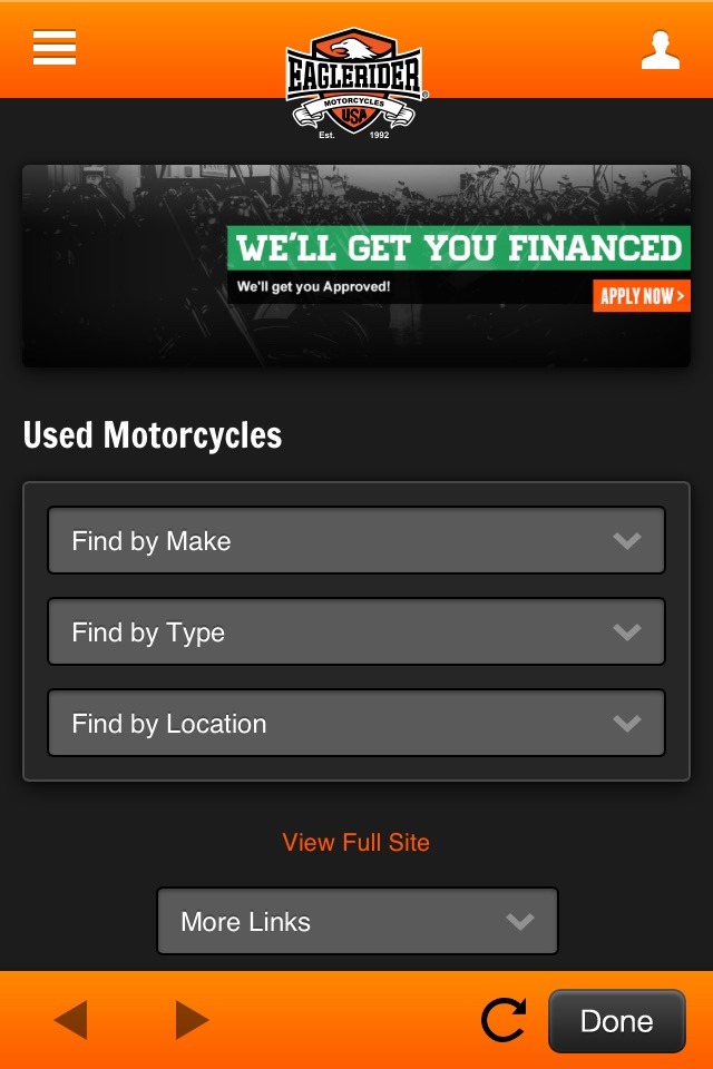 EagleRider Motorcycle Rentals screenshot 4