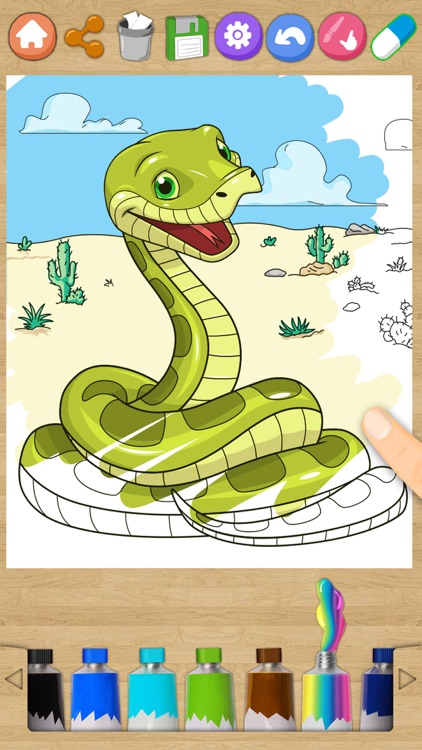 Animals magic coloring pages for kids – Pro