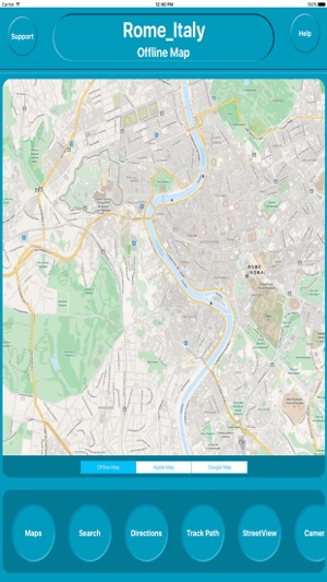 Rome Italy Offline City Maps with Naviga