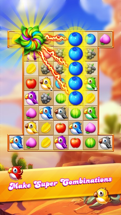 SWEET FRUITS: BEST MATCH 3 PUZZLE 1.0 IOS