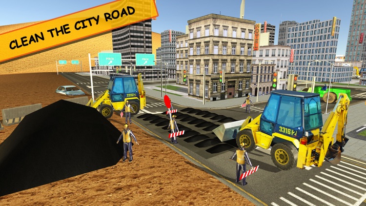 Dead city excavation truck –Construction simulator screenshot-4