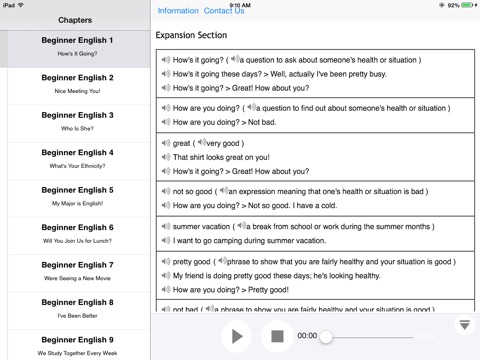 English Buzzwords for iPad screenshot 3