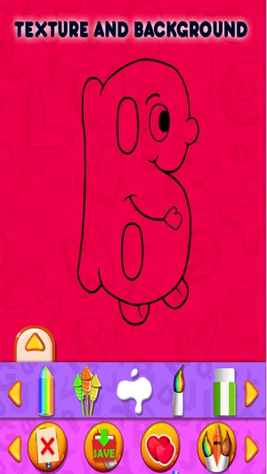 Alphabets Kids Coloring Book Pro(圖5)-速報App