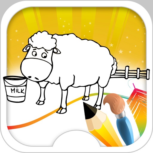 Drawing Book Free - Sheep Coloring Icon