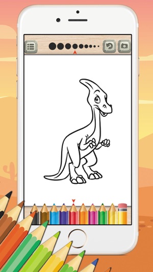 Game For Kids Dinosaur Coloring Book