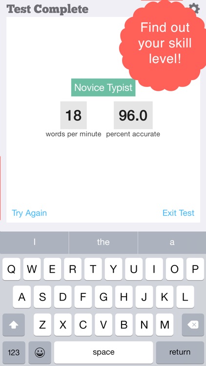 TapTyping - typing trainer screenshot-4