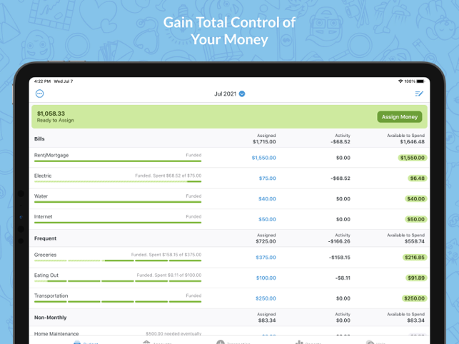 ‎YNAB (You Need A Budget) Screenshot