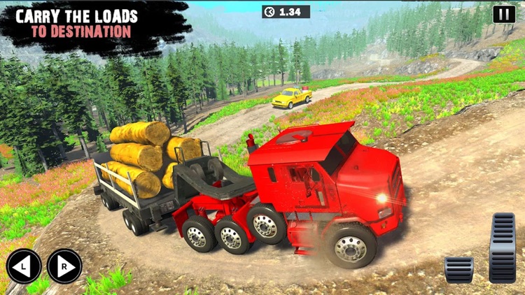 Offroad Cargo Truck Driving