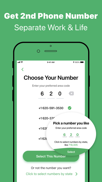 Second Phone Number -Texts App Screenshot