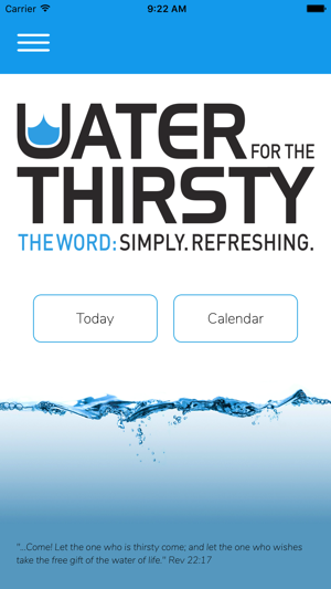 Water For The Thirsty(圖1)-速報App