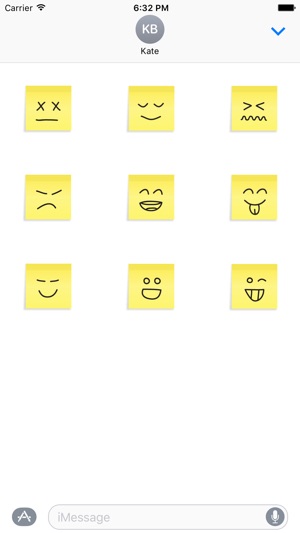 Kawaii Emoji Stickies - Cute and Funny Faces(圖2)-速報App