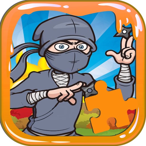 New Puzzles Games Ninja Man Jigsaw Version iOS App