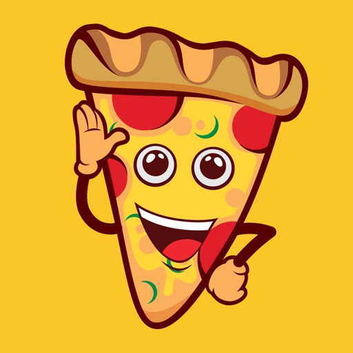 I Love Pizza Emoji iMessenger Sticker App icon