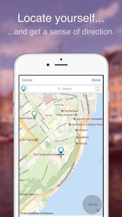 Quebec City on Foot : Offline Map