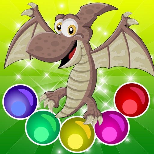 Dinosaur Ball Bubble Pop Wrap Shooter Puzzle Game iOS App