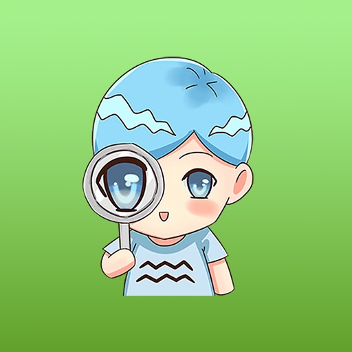 Aquarius the harmony boy stickers iOS App