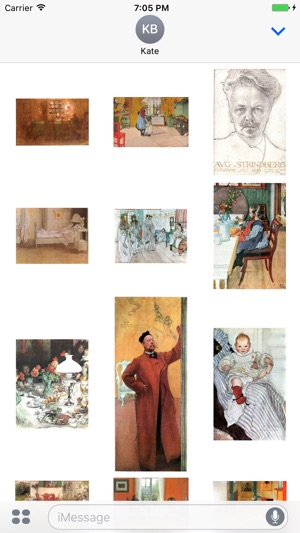 Carl Larsson Artworks Stickers(圖4)-速報App