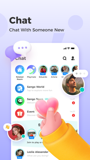 Sango - Chat, Explore, Hangout screenshot 3