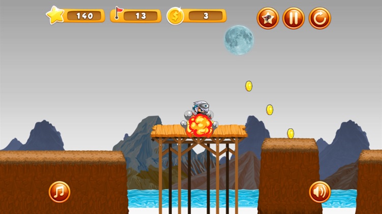 Ninja Go Run and Jump Adventure Dodge Bombs