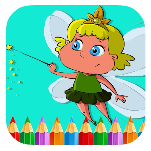 Angel Fairy Coloring Page Game For Children iOS App