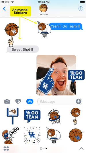 Kentucky Animated+Stickers for iMessage(圖1)-速報App