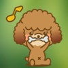 Adorable Toy Poodle Puppy Sticker