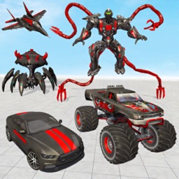 Octopus Robot Car Game 3D- War