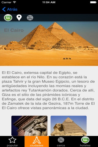Egipto Tristansoft guía de viaje screenshot 2