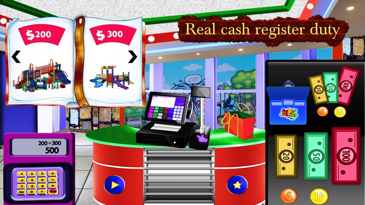 Theme Park Kids Cashier – Cash Register Games screenshot-4