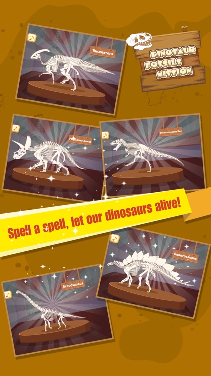 Dinosaur Fossils Mission - Dino Games