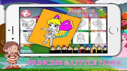 How to cancel & delete Fairy Princess coloring book : Best 30 Pages from iphone & ipad 4