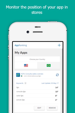 AppRanking: Monitor app rating screenshot 3