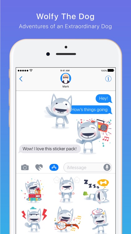 Wolfy The Dog - Sticker Pack