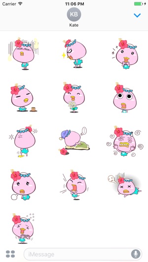 Dora the pink kappa girl stickers(圖3)-速報App