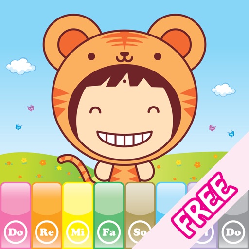 QQ Piano - Cute Animals Sheet Music, Kids Can Follow To Play - Free Icon
