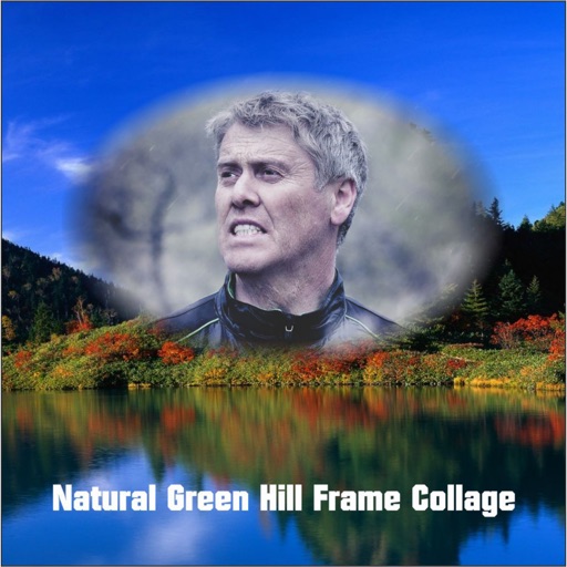 Natural Green Hill Frames 3D Wallpaper Pic Collage