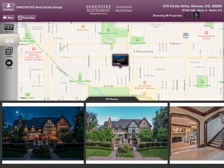 Innovative Real Estate Home Search for iPad