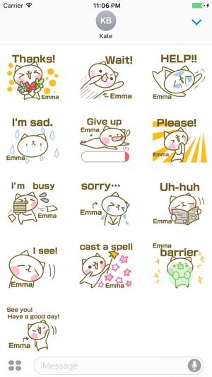 Zane The Cutest Cat English Stickers(圖3)-速報App