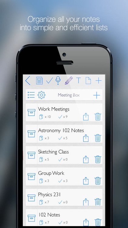 Meeting Box - Notes, Tasks, Sketches & Recordings screenshot-0